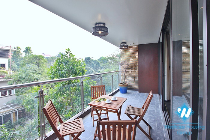 Gorgeous brand new 4 bedroom apartment for rent in Dang thai mai, Tay ho
