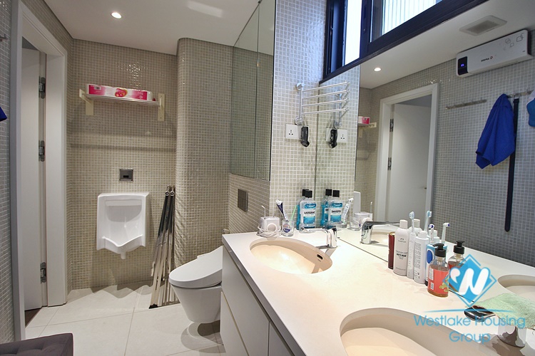 High-end 1 bed apartment with lake view for rent in To Ngoc Van street, Tay Ho