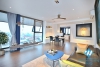 High-end 1 bed apartment with lake view for rent in To Ngoc Van street, Tay Ho
