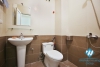 Unfurnished 3 beds house with big yard for rent in Lac Long Quan st, Tay Ho