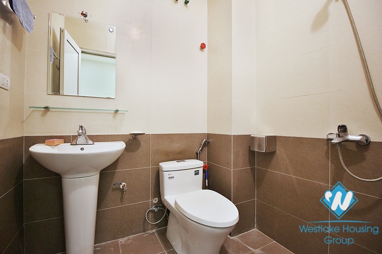 Unfurnished 3 beds house with big yard for rent in Lac Long Quan st, Tay Ho