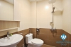 Unfurnished 3 beds house with big yard for rent in Lac Long Quan st, Tay Ho