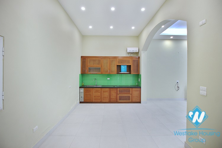 Unfurnished 3 beds house with big yard for rent in Lac Long Quan st, Tay Ho