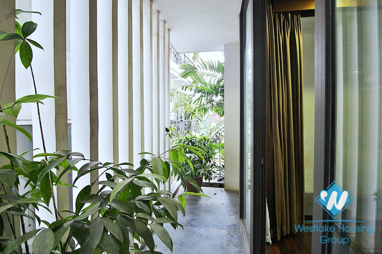 Spacious 4 beds apartment for rent in Dang Thai Mai area, Tay Ho