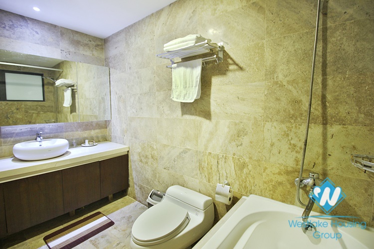 Spacious 4 beds apartment for rent in Dang Thai Mai area, Tay Ho