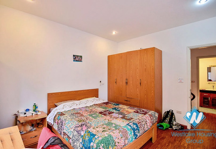 Unfurnished house with front yard for rent in To Ngoc Van street, Tay Ho