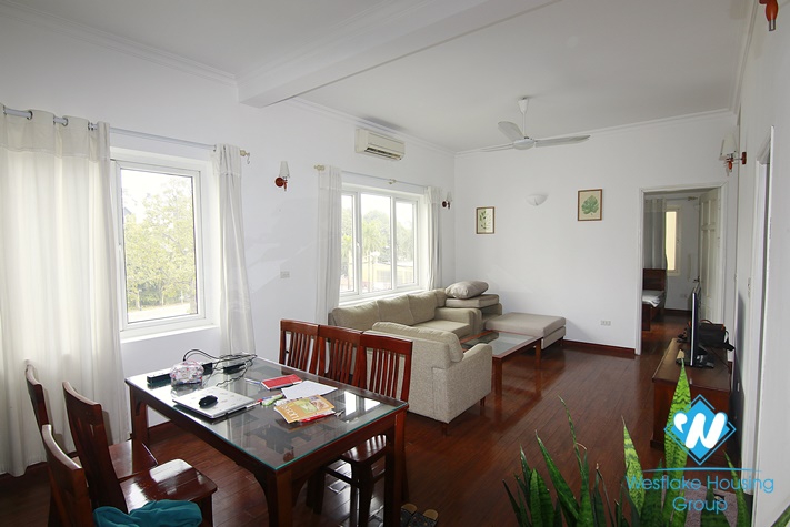 Old style apartment with 2 bedrooms for rent on Tu Hoa st, Tay Ho District