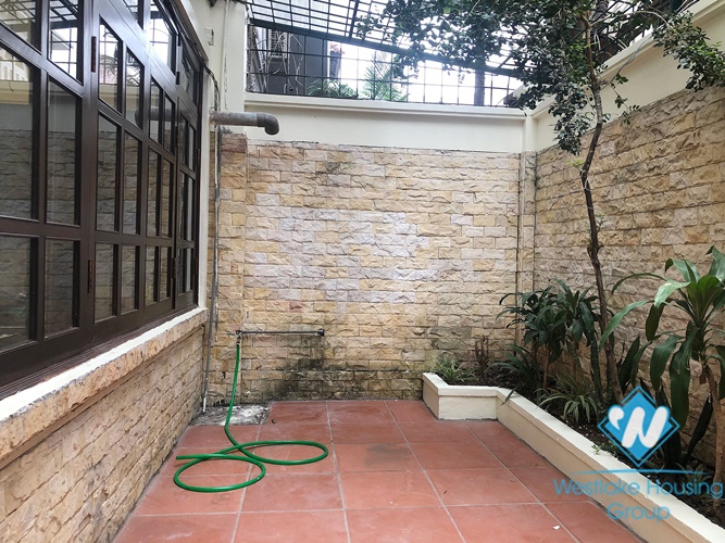 Renovated house with nice design for rent in C block in Ciputra, Tay Ho, Ha Noi