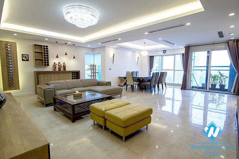 A contemporarily designed, large 267sqm apartment in Ciputra for rent