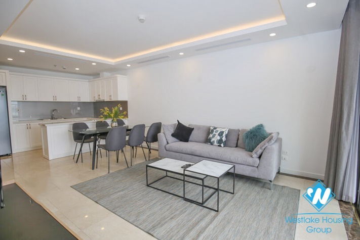 Modern apartment for rent in Tower B, D'Le Roi Solie Building, Xuan Dieu st, Tay Ho District 