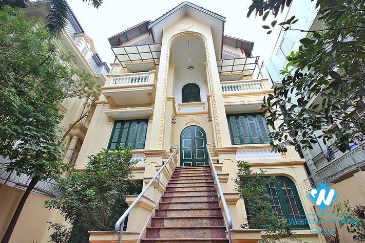 A big house with swimming pool for rent in Tay ho, Hanoi