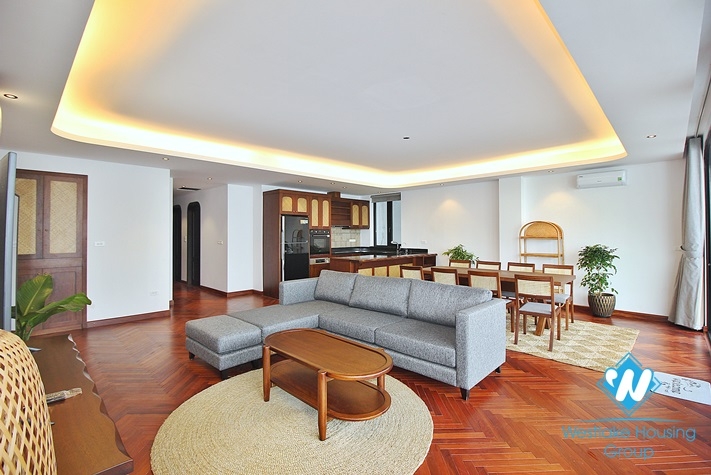 A brand new 3 bedroom apartment with lake view in Tay ho