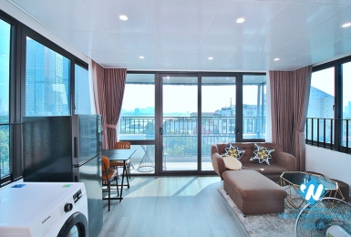A top floor 1 bedroom apartment for rent in To ngoc van, Tay ho