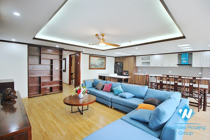 A newly and spacious 3 bedroom apartment for rent in Tay ho