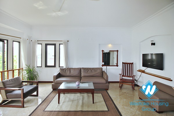 Spacious 3 bedroom apartment for rent in Dang thai mai, Tay ho