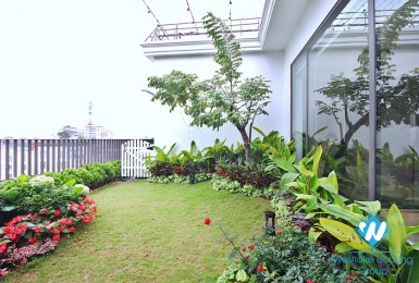 New 03 bedrooms apartment with nice terrace for rent in Tay Ho District 