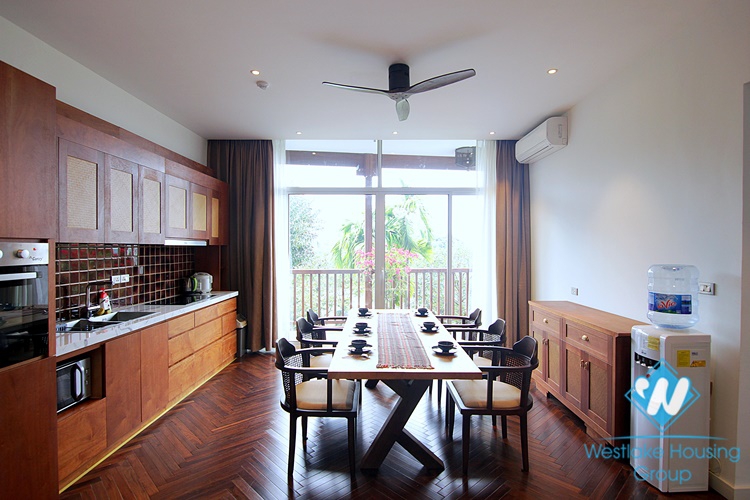 Luxurious 4 beds aparment for rent in Xom Chua, Dang Thai Mai area, Tay Ho