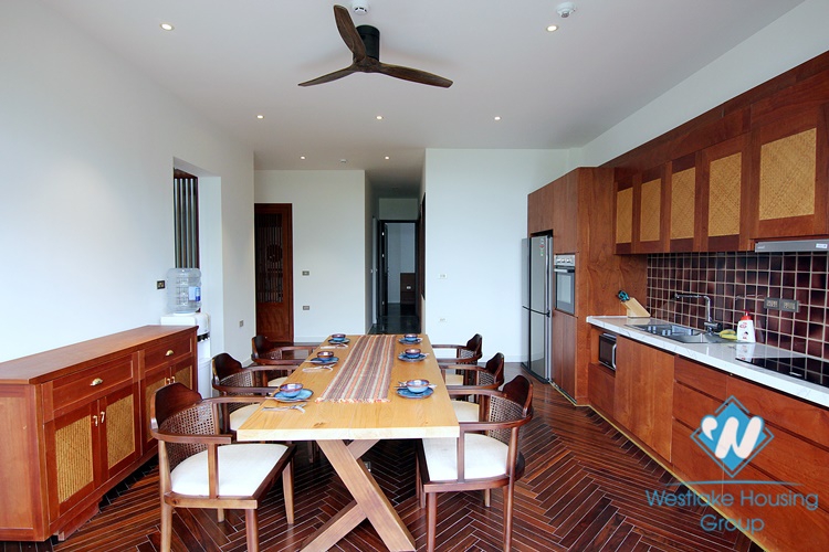 Luxurious 4 beds aparment for rent in Xom Chua, Dang Thai Mai area, Tay Ho