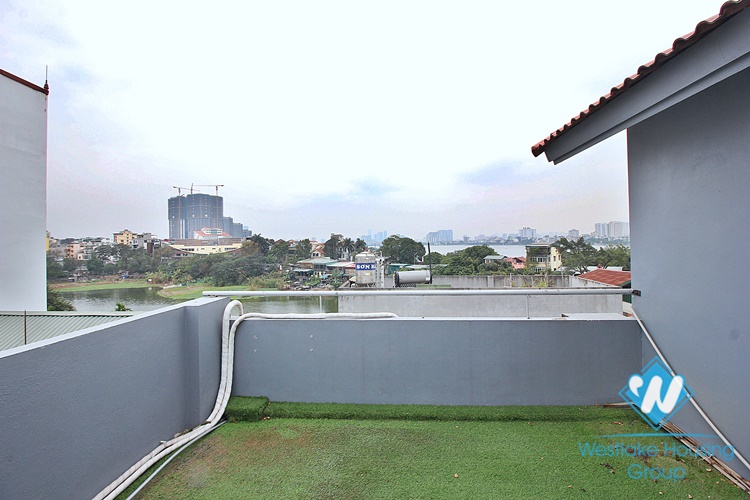 New house for rent in Au Co street, Tay Ho, Hanoi