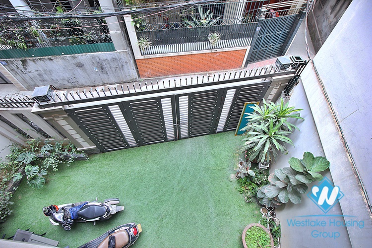 New house for rent in Au Co street, Tay Ho, Hanoi