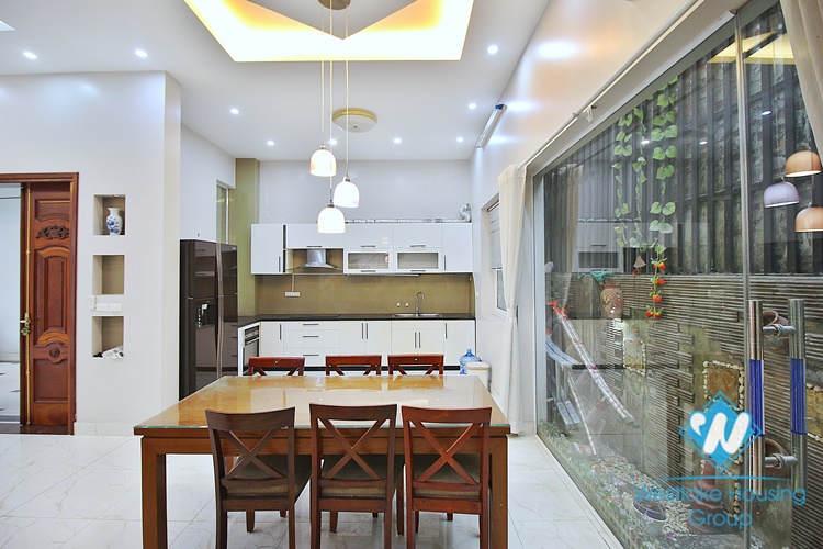 New house for rent in Au Co street, Tay Ho, Hanoi