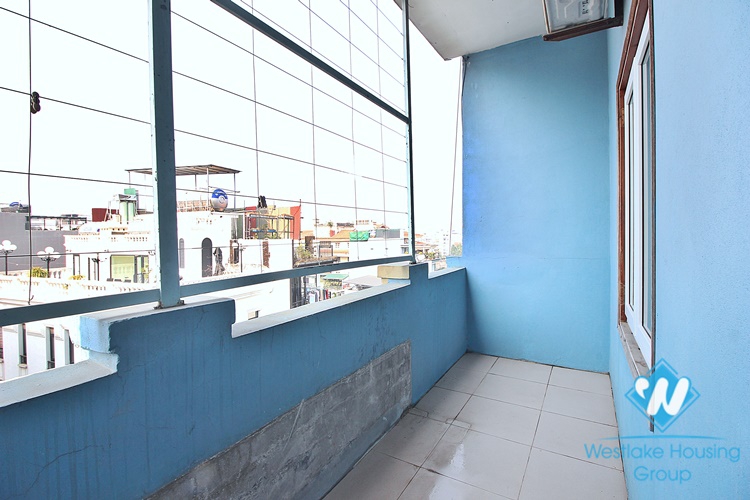Spacious apartment in the high floor is available for rent in Tay Ho, Hanoi