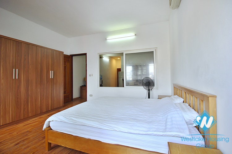 Spacious apartment in the high floor is available for rent in Tay Ho, Hanoi