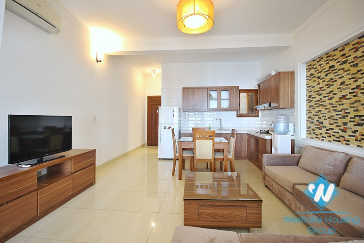 Spacious, bright and clean apartment for rent in building 271D Au Co, Tay Ho , Ha Noi