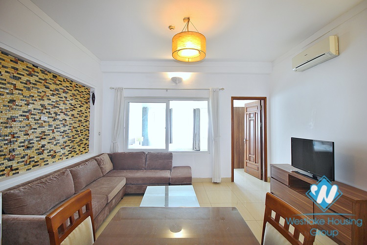 Spacious, bright and clean apartment for rent in building 271D Au Co, Tay Ho , Ha Noi