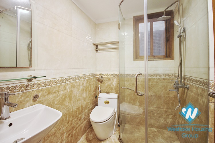 Spacious, bright and clean apartment for rent in building 271D Au Co, Tay Ho , Ha Noi