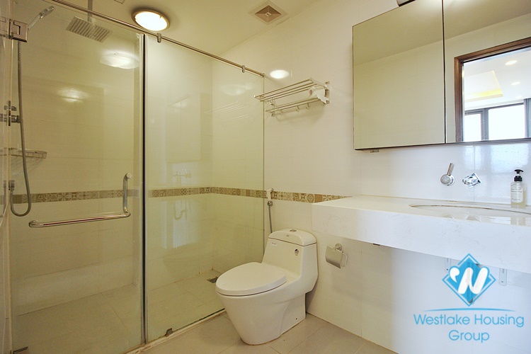 Spacious 4 beds apartment for rent in To Ngoc Van street, Tay Ho