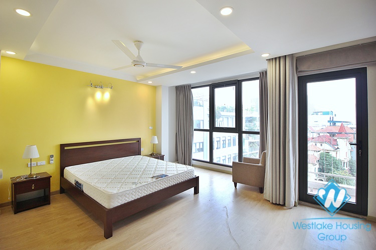 Spacious 4 beds apartment for rent in To Ngoc Van street, Tay Ho