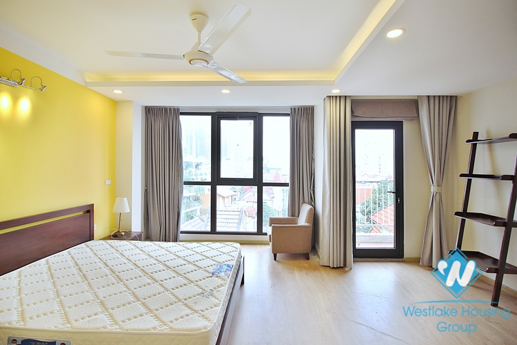 Spacious 4 beds apartment for rent in To Ngoc Van street, Tay Ho