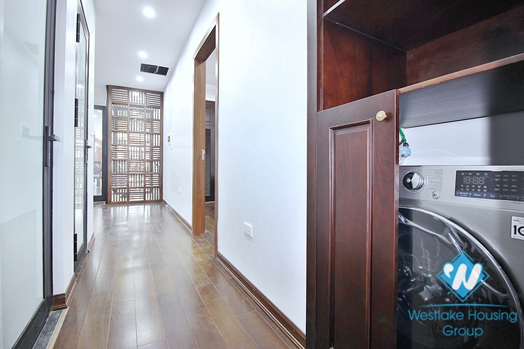 High-end 3 beds apartment with pretty terrace for rent in To Ngoc Van st, Tay Ho