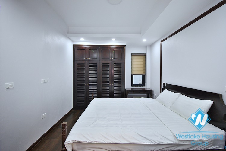 High-end 3 beds apartment with pretty terrace for rent in To Ngoc Van st, Tay Ho