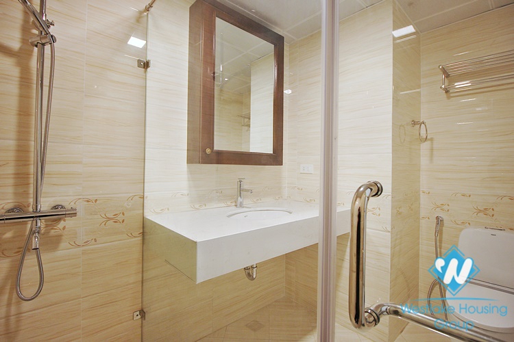 High-end 3 beds apartment with pretty terrace for rent in To Ngoc Van st, Tay Ho