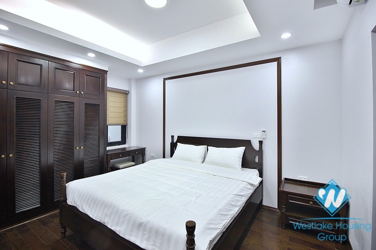High-end 3 beds apartment with pretty terrace for rent in To Ngoc Van st, Tay Ho