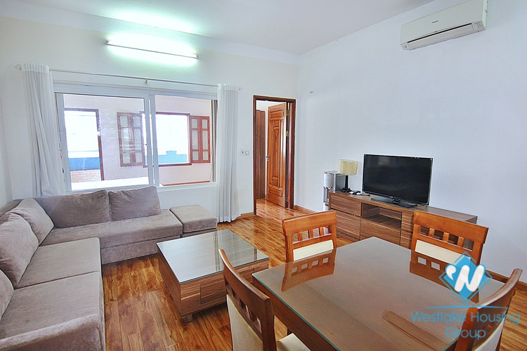 Spacious apartment in the high floor is available for rent in Tay Ho, Hanoi
