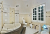 Unfurnished 4 beds house for rent in Tay Ho district, Ha Noi