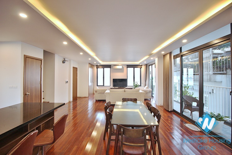 Splendid 3 bedroom apartment with duplex style for rent in Tay Ho