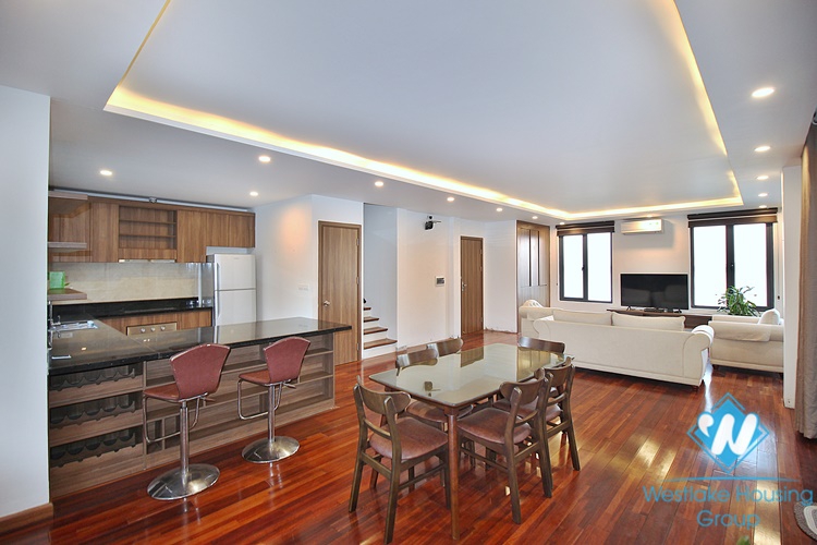 Splendid 3 bedroom apartment with duplex style for rent in Tay Ho