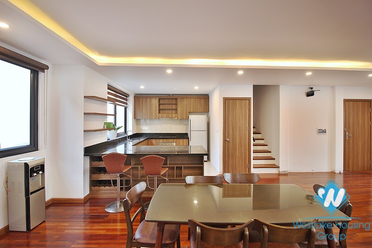 Splendid 3 bedroom apartment with duplex style for rent in Tay Ho
