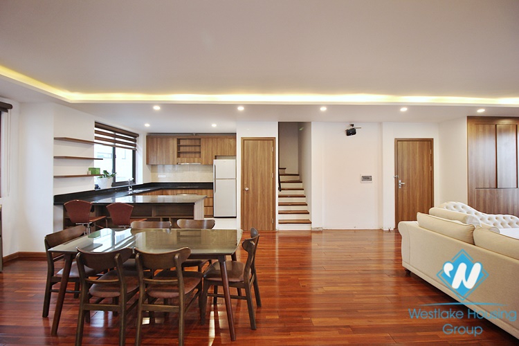 Splendid 3 bedroom apartment with duplex style for rent in Tay Ho
