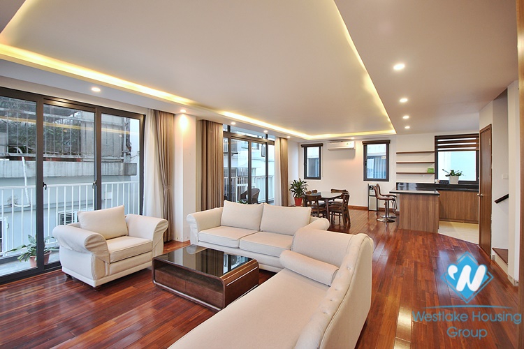 Splendid 3 bedroom apartment with duplex style for rent in Tay Ho