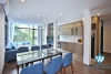 Lake view two bedrooms apartment for rent in Xuan Dieu, Tay Ho