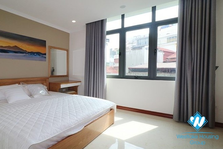 Apartment with nice decoration for lease in Tran Vu street, Ba Dinh, Hanoi