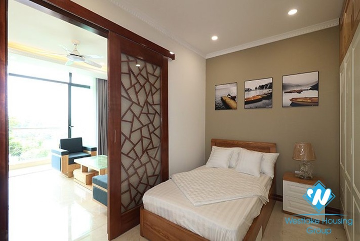 Apartment with nice decoration for lease in Tran Vu street, Ba Dinh, Hanoi