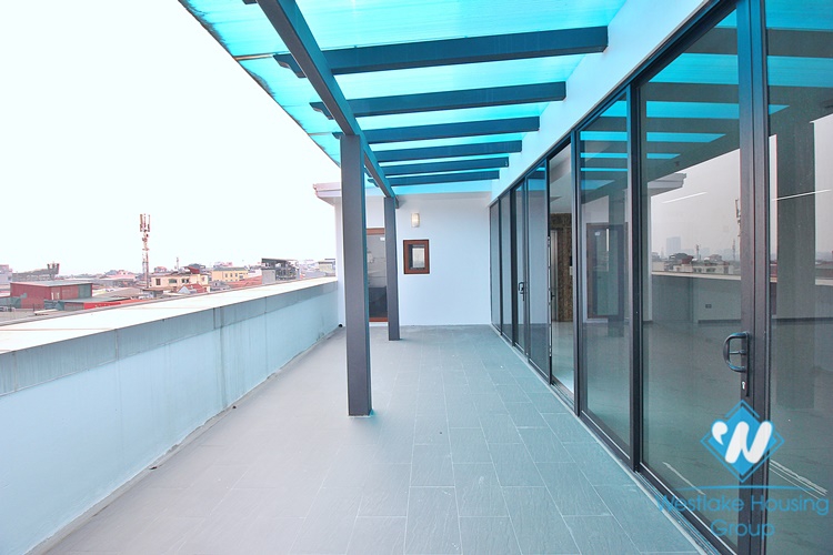 Brand new and spacious an office for rent in Tay Ho, Ha Noi