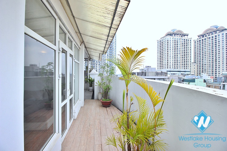 Bright 3 beds apartment for rent in Westlake area, Hanoi