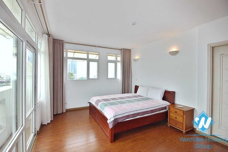 Bright 3 beds apartment for rent in Westlake area, Hanoi